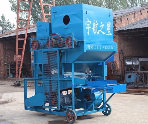 花生剝殼機現場照片 花生剝殼機